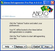 Abexo Defragmenter Lite Plus screenshot